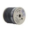 Carrete de 2 km de Fibra Óptica Drop Plana, Interior/Exterior G.657A2 Monomodo de 2 hilos (bifibra), Dieléctrica, Forro Negro, (No Soporta Conectores Mecánicos)