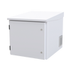 Gabinete PROFUNDO hasta 705 mm de profundidad, de Exterior de 9UR con Ventiladores y Termostato, Se envía el Gabinete Armado, (Montaje a poste o torre se vende por separado).