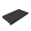 Distribuidor de fibra óptica vacio 19in, Acepta 4 placas Acopladoras de Linkedpro, hasta 24 fibras, 1UR, Incluye charola de empalme