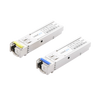 Transceptores Ópticos Bidireccionales SFP (Mini-Gbic) / Monomodo 1310 & 1550 nm / 1.25 Gbps / 1000BASE-BX / Conector LC/UPC Simplex / DDM / Hasta 5 km / 2 Piezas