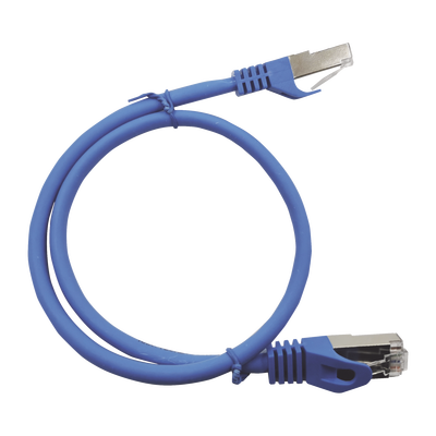 Patch Cord Cat6A 10G blindado 2M ( 6.25 ft ) AZUL