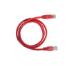 Cable de Parcheo UTP Cat5e - 0.5 Metros (1.64 Pies) - Rojo