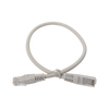 Cable de parcheo UTP cruzado Cat6 0.4 m - Gris