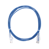 Cable de Parcheo Slim UTP Cat6 - 2 m Azul Diámetro Reducido (28 AWG)