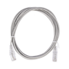 Cable de Parcheo Slim UTP Cat6 - 2 m Gris Diámetro Reducido (28 AWG)