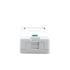 Caja de pared con 1 puerto Keystone, no incluye jack