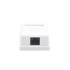 Caja de pared con 1 puerto Keystone, incluye Jack Cat5e