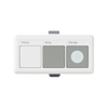(RadioRA2) Control remoto para iluminación y puertas de garage, uso en visera de automóvil, integrelo con RRDVCRXWH