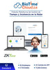 ZKTECO BIOTIMECLOUDSTANDARD - Licencia de Asistencia en la Nube para 50 Empleados, 6 Terminales, 75,000 Eventos y 25 Cuentas de App, Suscripción por un Año