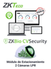 ZKTECO ZKBIOCVPARKLPR2 - Modulo Vitalicio para Gestión de Estacionamiento del BioCVSecurity / Soporta 2 Cámaras LPR / 10 000 Usuarios / 1000 Áreas / 1000 Departamentos
