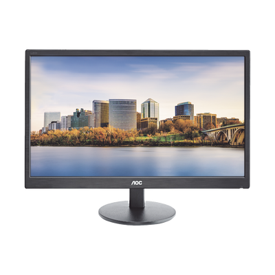 Monitor LED de 24, Resolución 1920 x 1080 Pixeles con Entradas de Video VGA/HDMI. Panel MVA y Altavoces Integrados. Compatible VESA