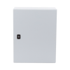 Gabinete de Uso Exterior NEMA 4/12; IP66; IK10, 500 x 400 x 260 mm, De Acero, Color Gris Claro