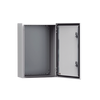 Gabinete de Uso Exterior NEMA 4/12/13; IP66; IK10, 600 x 600 x 400 mm (23.62 x 23.62 x 15.75 Pulgadas), de Acero, Color Gris Claro