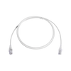 Patch Cord MC6 Modular Cat6 UTP, CM/LS0H, 1.52 Metros (5 Pies), Color Blanco, Diámetro Reducido (28AWG)