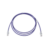 Patch Cord MC6 Modular Cat6 UTP, CM/LS0H, 2.13 Metros (7 Pies), Color Violeta, Versión Bulk (Sin Empaque Individual)