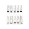 Paquete de 10 Piezas del Transceptor Industrial mini-Gbic SFP 1G LC TX:1310nm Para Fibra Mono Modo 20 Km