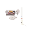 Kit de radio MRF45D | mas antena marina de fibra de vidrio TX-5206-SYS y soporte para antena 4186