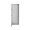 Gabinete Multipropósito de Montaje en Pared, de 42 in de Altura, Con Puerta Reversible, Fabricado en Acero, Color Blanco