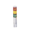 Indicador de estado LED MicroStat, 3 niveles, UL y cUL, 24Vcd, rojo, ámbar, verde