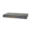 Switch cnMatrix EX2028-P capa 3 de 28 puertos (24 PoE Gigabit 802.3af/at, 4 SFP+) administración desde la Nube (MX-EX2028PxB-U)