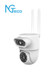 NGTECO NGSH01C8AN- Cámara PTZ WiFi , 4MP , Lente Dual , Monitoreo 2 Áreas , Detección Humana , Audio 2 Vías ,Paneo y Tildeo ,Almacenamiento Local y en la Nube