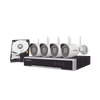 Kit IP Inalámbrico 4 Megapixel / NVR 4 Canales / 4 Cámaras Bala para Exterior / 1 HDD de 1 TB / Modo Repetidor