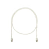 Cable de Parcheo UTP Categoría 5e, con Plug Modular en Cada Extremo - 2 Metros (6.56 Pies) - Blanco Mate