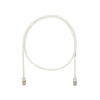 Cable de parcheo UTP Categoría 5e, con plug modular en cada extremo - 2 m. - Blanco mate