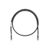 Cable de Parcheo UTP Categoría 6, con Plug Modular en Cada Extremo - 1.5 Metros (4.92 Pies) - Negro