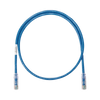 Cable de parcheo UTP Categoría 6, con plug modular en cada extremo - 1 m. - Azul