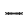 Panel de Parcheo Modular Keystone (Sin Conectores), de 48 Puertos, Identificación con Etiqueta Adhesiva, 2UR