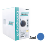 Bobina de Cable UTP 305 m. de Cobre, NetKey, Reelex, Azul, Categoría 6 (24 AWG), 1000Mbps, PVC (CM), de 4 pares