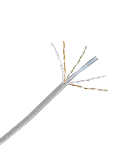 PANDUIT NUC6C04IG-FE Bobina de Cable UTP CAT 6 100% cobre, NetKey / Caja con 1,000 Pies 305 metros / 4 pares / 24 AWG / Categoría 6 / Gris MCI1