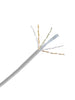 PANDUIT NUC6C04IG - Bobina de Cable UTP 100% cobre, NetKey / Caja con 1,000 Pies 305 metros / 4 pares / 24 AWG / Categoría 6 / Gris