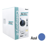 Bobina de Cable UTP 305 m. de Cobre, NetKey, Azul, Categoría 6 (24 AWG), 1000Mbps, Riser (CMR), de 4 pares