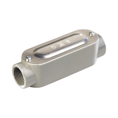 Caja oval roscada tipo C de 1 1/4 (31.8 mm) Incluye tapa y tornillos.