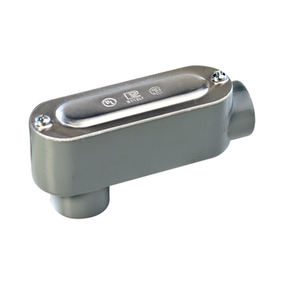 Caja Condulet tipo LB de 1 (25.4 mm) Incluye tapa y tornillos.