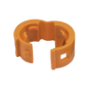 Kit de 25 Clips de Identificación Para Patch Cords, Compatible con Diámetros de 4.7 a 7.8 mm (0.19 a 0.31 Pulgadas), Color Naranja