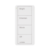 Control inalambrico PICO, 4 botones para con escenas ya predefinidas y grabado.