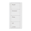 Control remoto inalambrico PICO, con escenas predefinidas para espacio en sala..