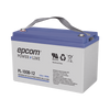 Acumulador EPCOM 12V, 100Ah Tecnología VRLA AGM Ciclo Profundo para Aplicaciones Fotovoltaicas terminales tipo M6 ( HEX )