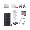 Kit Solar de 28 W con PoE Pasivo 24 Vcc para 2 Radios de Ubiquiti airMAX, Cambium ePMP