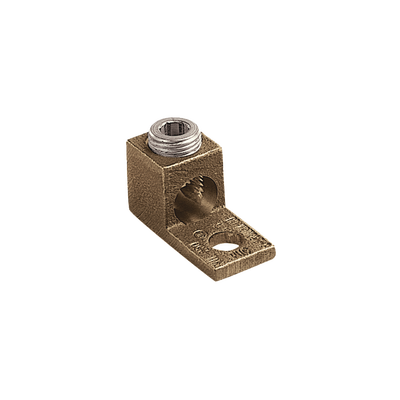 Terminal Tipo Lengüeta Recta de Cobre, Cal. 8 a 1/0 AWG, Orificio para perno de 5/16 (7.9mm)