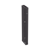 Organizador Vertical PatchRunner, Doble (Frontal y Posterior), Para Rack Abierto de 45 Unidades, 6in de Ancho, Color Negro