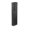 Organizador Vertical PatchRunner, Doble (Frontal y Posterior), Para Rack Abierto de 45 Unidades, 10in de Ancho, Color Negro