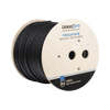 Bobina de cable FTP con Mensajero de Acero de 305 m Cat6+ CALIBRE 23, color negro, para aplicaciones en video vigilancia y redes de datos / Uso en Intemperie y aplicaciones Aéreas