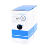 Bobina de cable de 305 metros Cat6, CM, 24 AWG, Alto Rendimiento, ETL, UL, color azul, super flexible, para aplicaciones de videovigilancia, video HD, y redes de datos. Uso interior