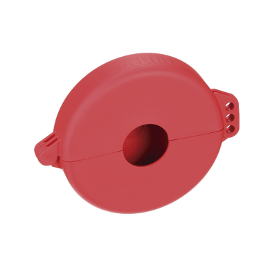 Dispositivo de Bloqueo LOTO para Válvulas de Compuerta, Para Diámetros de 3 a 6.5, Color Rojo