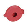 Dispositivo de Bloqueo LOTO para Válvulas de Compuerta, Para Diámetros de 3 a 6.5, Color Rojo