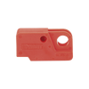 Dispositivo de Bloqueo LOTO para Interruptores Eléctricos de Palanca, de 15.2 x 22.3 mm, Color Rojo